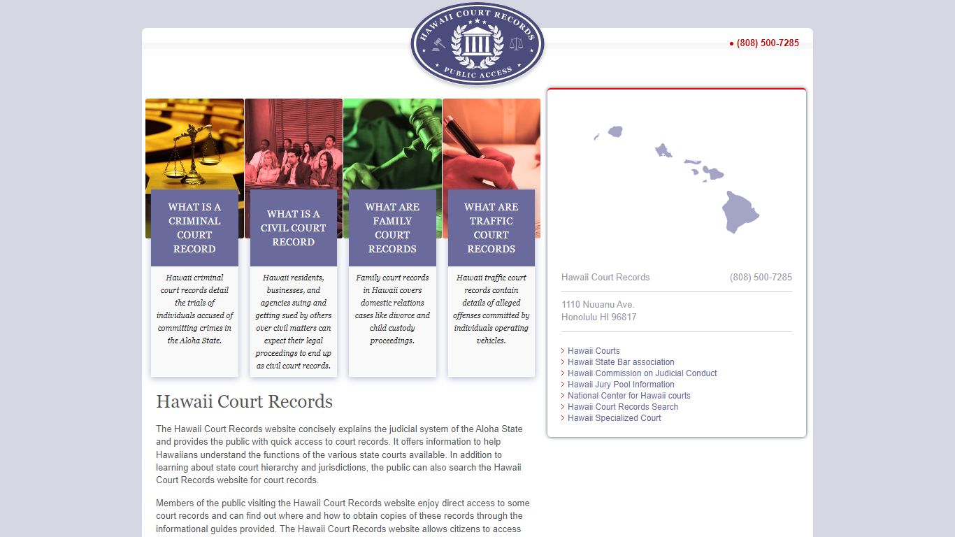 Hawaii Court Records | HawaiiCourtRecords.us